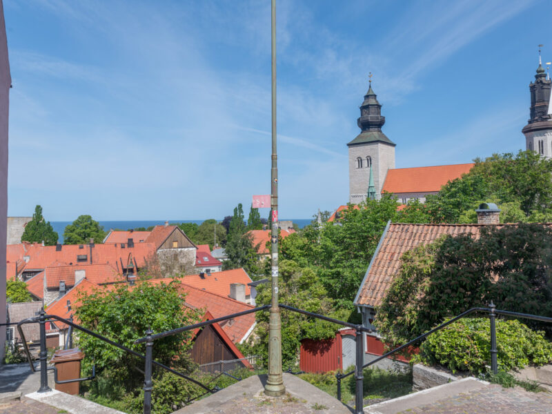 Hus med trädgård i Visby innerstad