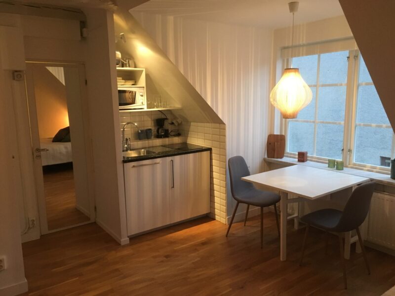 Vindslägenhet i Visby innerstad