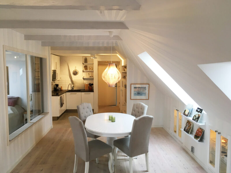 Havsutsikt i Visby innerstad