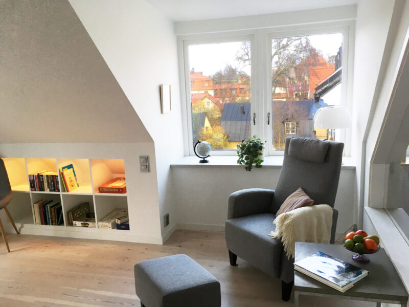 Havsutsikt i Visby innerstad