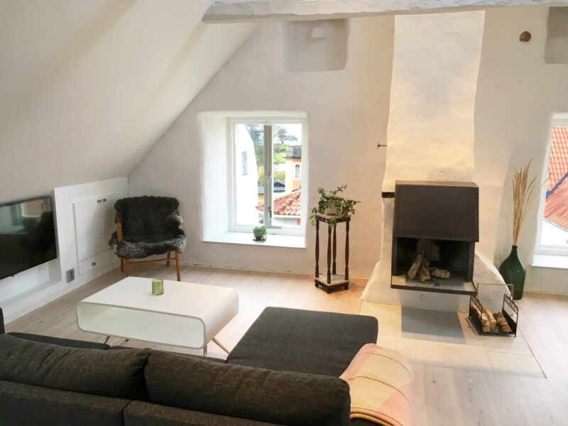 Havsutsikt i Visby innerstad